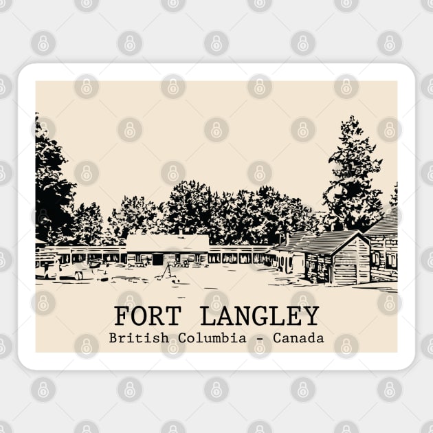 Fort Langley - British Columbia Magnet by Lakeric
